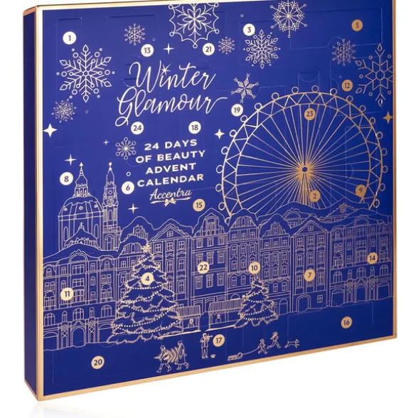 ACCENTRA CALENDARIO DELL'AVVENTO WINTER GLAMOUR. SCATOLA 40x4,8x40 CM