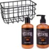 ACCENTRA MEN'S COLLECTION CONFEZIONE REGALO IN CESTINO IN FILO METALLICO; DETERGENTE CORPO 300 ML, SHAMPOO 300 ML. PROFUMAZIONE AMBERWOOD