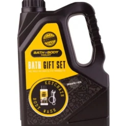 ACCENTRA MEN TOOLKIT CONFEZIONE DA BAGNO UOMO; PORTACHIAVI + BAGNOSCHIUMA 100 ML. PROFUMAZIONE SANDALO E MUSCHIO