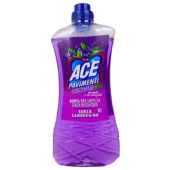 ACE PAVIMENTI IGIENIZZANTE SENZA CANDEGGINA SENZA RISCIACQUO LAVANDA e OLI ESSENZIALI 1000 ML