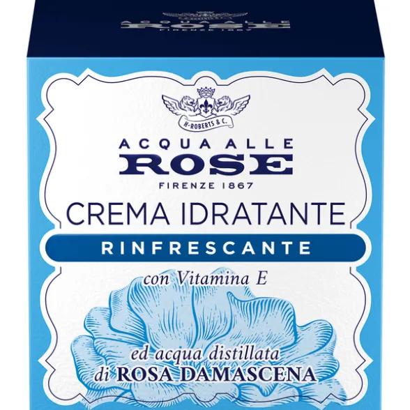 ACQUA ALLE ROSE CREMA IDRATANTE RINFRESCANTE CON VITMINA E ED ACQUA DISTILLATA DI ROSA DAMASCENA 50 ML