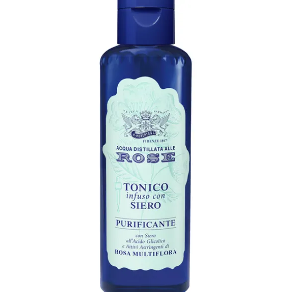 ACQUA ALLE ROSE DISTILLATA TONICO INFUSO CON SIERO PURIFICANTE ROSA MULTIFLORA 150 ML