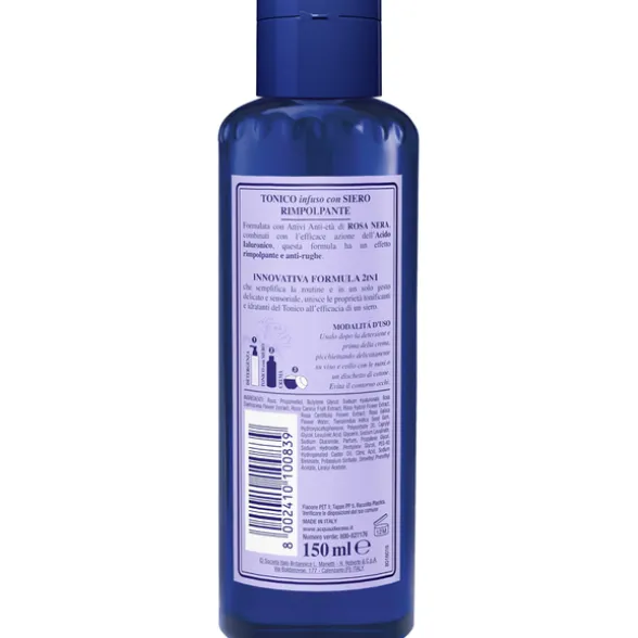 ACQUA ALLE ROSE DISTILLATA TONICO INFUSO CON SIERO RIMPOLPANTE ROSA NERA 150 ML