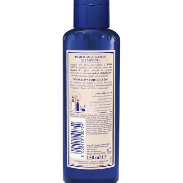 ACQUA ALLE ROSE DISTILLATA TONICO INFUSO CON SIERO ILLUMINANTE ROSA CANINA 150 ML