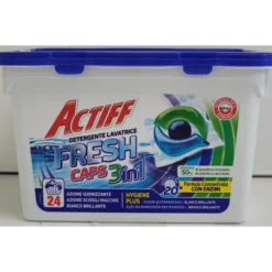 ACTIFF DETERSIVO DETERGENTE LAVATRICE CAPS 3in1 FRESH 24 CAPS