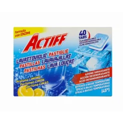 ACTIFF LAVASTOVIGLIE PASTIGLIE 40 TABS PROFUMO LIMONE
