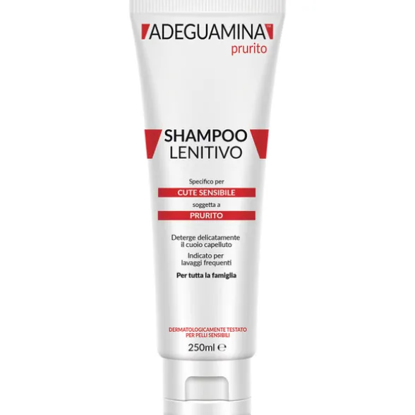 ADEGUAMINA SHAMPOO LENITIVO PER CUTE SENSIBILE SOGGETTA A PRURITO PER TUTTA LA FAMIGLIA TUBO 250 ML
