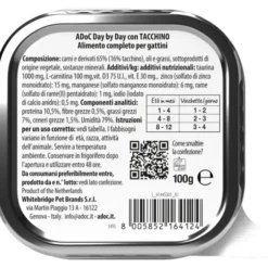 ADOC CATS DAY by DAY PATE' CON TACCHINO VASCHETTA 100 grammi (PER GATTINI)