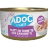 ADOC CATS FILETTI DI TONNETTO CON GAMBERETTI IN GELATINA 100% NATURALE LATTINA 85 grammi