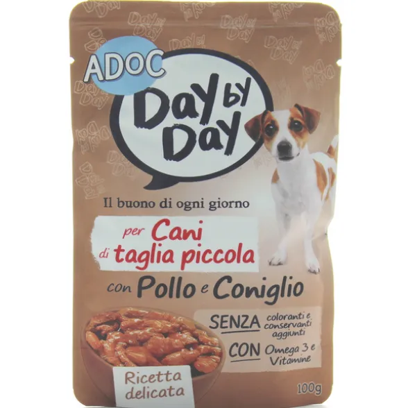 ADOC DOG DAYbyDAY BUSTA 85gr POLLOeCONIGLIO COTTO A VAPORE