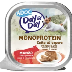 ADOC DOG DAY by DAY MANZO MONOPROTEIN COTTO AL VAPORE VASCHETTA 100 grammi