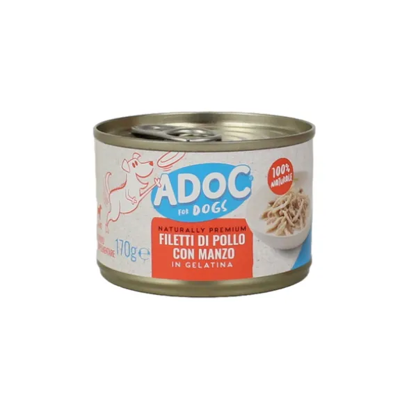 ADOC DOG DI POLLO CON MANZO 170GR