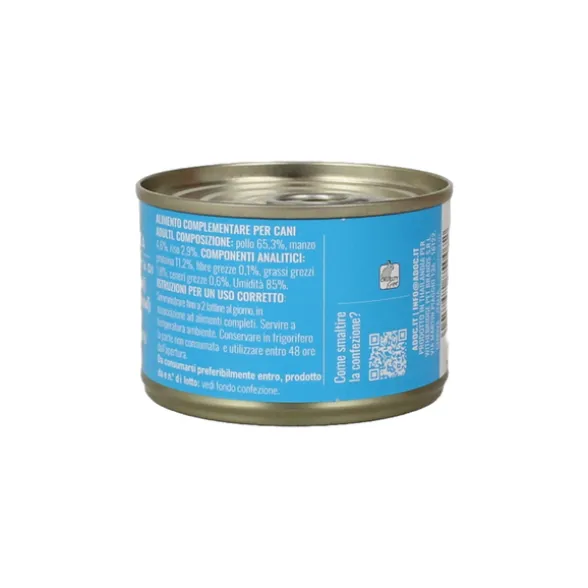 ADOC DOG DI POLLO CON MANZO 170GR