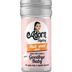 ADORN STYLING HAIR WAX STICK CERA PER CAPELLI GOODBYE BABY PER BABY HAIR E CAPELLLI SPEZZATI 75 GRAMMI
