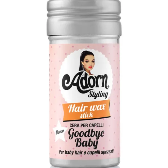 ADORN STYLING HAIR WAX STICK CERA PER CAPELLI GOODBYE BABY PER BABY HAIR E CAPELLLI SPEZZATI 75 GRAMMI