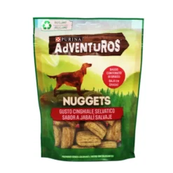 ADVENTUROS CANE SNACK NUGGETS AL CINGHIALE BUSTA 90 grammi