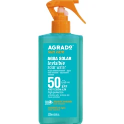 AGRADO SOLAR AGUA INVISIBLE SPF50 RESISTENTE ALL'ACQUA 200 ML