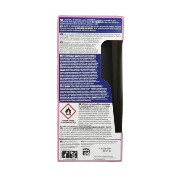 AIRWICK ACTIVE FRESH DIFFUSORE ELETTRICO AUTOMATICO COMPLETO BASE + RICARICA 228 ML + BATTERIE FRAGRANZA BOUQUET DI GELSOMIN0