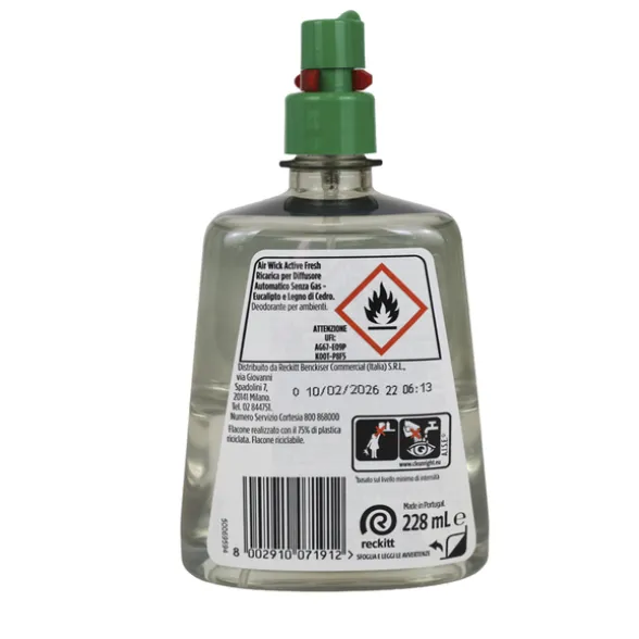 AIRWICK ACTIVE FRESH RICARICA EUCALIPTO E LEGNO DI CEDRO 228 ML