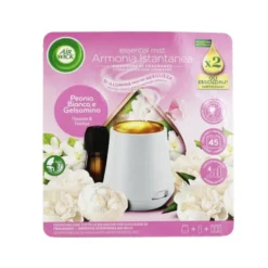 AIRWICK DIFFUSORE COMPLETO A BATTERIA ARMONIA ISTANTANEA RICARICA PEONIA BIANCA e GELSOMINO RIEQUILIBRANTI