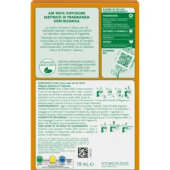 AIRWICK DIFFUSORE ELETTRICO COMPLETO FRANGRANZA DOLCE VANIGLIA E BURRO DI KARITE'