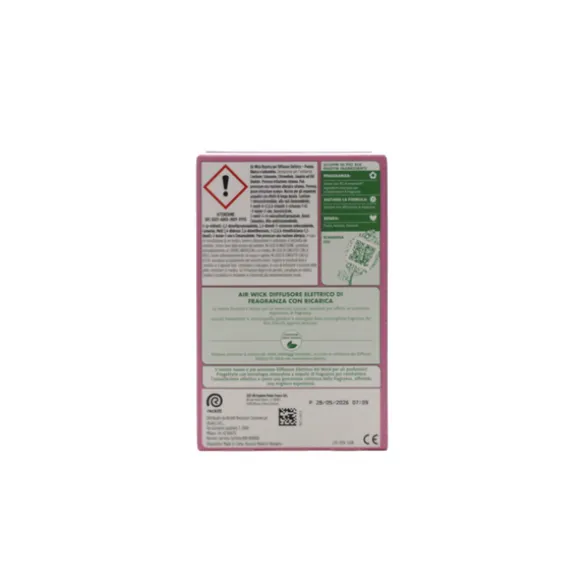 AIRWICK DIFFUSORE ELETTRICO COMPLETO FRAGRANZA PEONIA BIANCA E GELSOMINO
