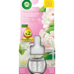AIRWICK RICARICA DIFFUSORE ELETTRICO FRAGRANZA PEONIA BIANCA E GELSOMINO
