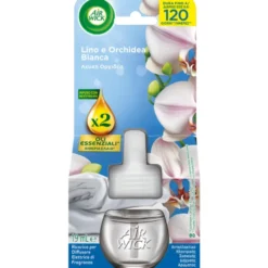 AIRWICK RICARICA DIFFUSORE ELETTRICO FRAGRANZA LINO E ORCHIDEA BIANCA
