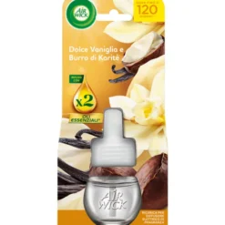 AIRWICK RICARICA DIFFUSORE ELETTRICO FRAGRANZA DOLCE VANIGLIA E BURRO DI KARITE'