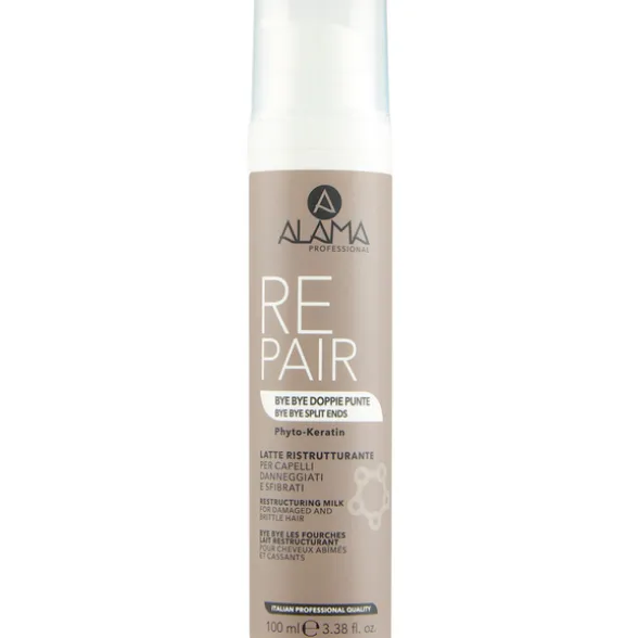 ALAMA REPAIR BYE BYE DOPPIE PUNTE LATTE RISTRUTTURANTE CAPELLI DANNEGGIATI E SFIBRATI 100 ML