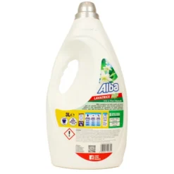 ALBA LAVATRICE ACTIV IRIS & FIORI BIANCHI DETERSIVO LIQUIDO BUCATO LAVATRICE 60 LAVAGGI 3000 ML