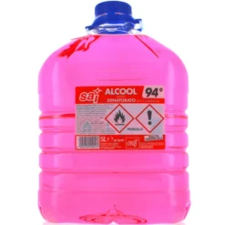 ALCOOL DENATURATO 5000 CC.SAI 94 GRADI