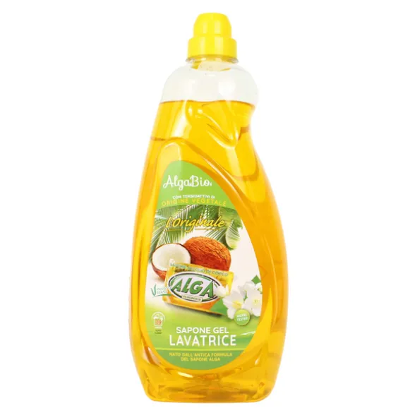 ALGA BIO L'ORIGINALE DETERSIVO SAPONE IN GEL BUCATO LAVATRICE 39 LAVAGGI 1950 ML