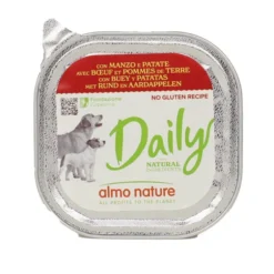ALMO NATURE DAILY CANE MANZOePATATE VASCHETTA 100 Grammi