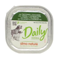 ALMO NATURE DAILY CANE TACCHINOeZUCCHINE VASCHETTA 100 Grammi