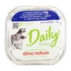 ALMO NATURE DAILY CANE VASCHETTA PESCE BIANCO E RISO 300 GRAMMI