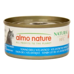 ALMO NATURE GATTI NATURAL TONNO DELL'ATLANTICO LATTINA 70 GRAMMI HFC NATURAL