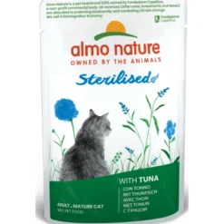 ALMO NATURE GATTO STERILISED CON TONNO BUSTA 70 grammi