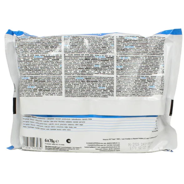 ALMO NATURE HOLISTIC STERLIZED GATTO 6 BUSTE DA 70 grammi - 3 MERLUZZO, 3 POLLO