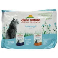 ALMO NATURE HOLISTIC URINARY GATTO 6 BUSTE DA 70 grammi - 3 PESCE, 3 POLLO