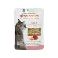 ALMO NATURE JELLY GATTO TONNO-GAMBERETTI BUSTA 55 GRAMMI HFC NATURAL