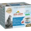 ALMO NATURE NATURAL GATTO 4 LATTINE da 50 grammi TONNO DELL' ATLANTICO