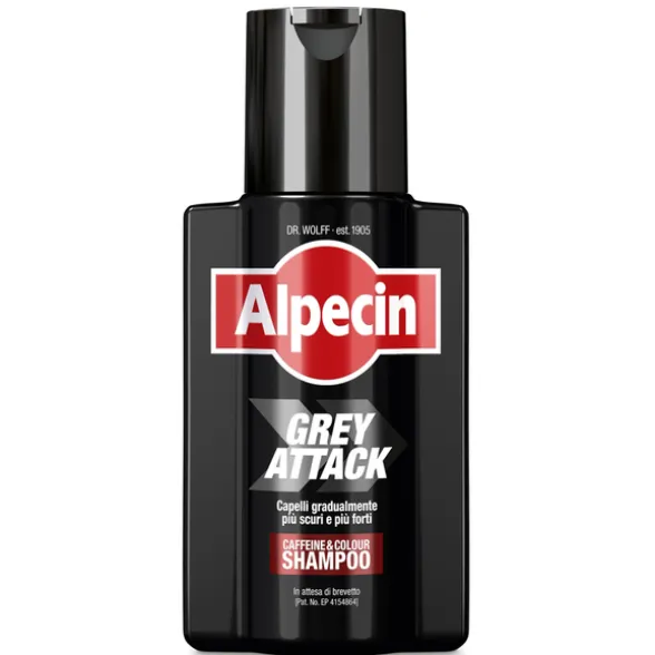 ALPECIN GREY ATTACK SHAMPOO CAFFEIN & COLOUR 200 ML
