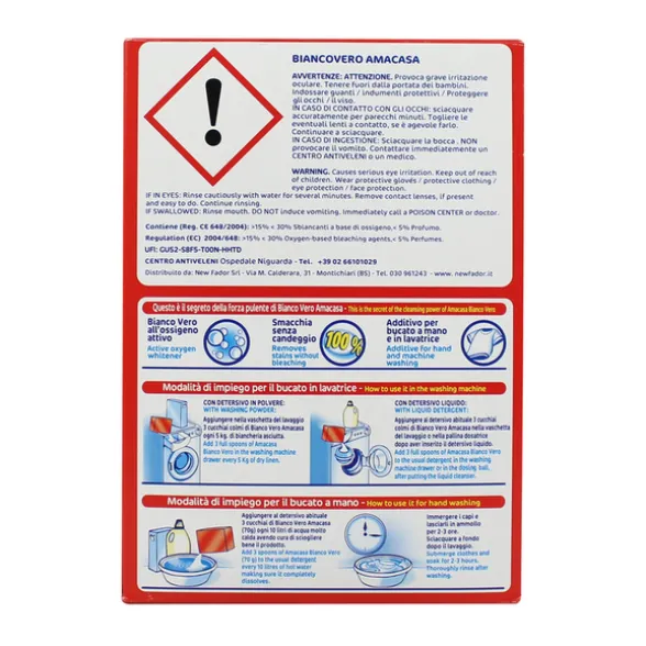 AMACASA BIANCO VERO ADD.SBIAN.PROF.1 KG MANO-LAV