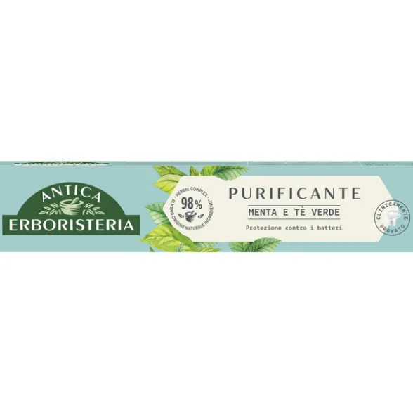 ANTICA ERBORISTERIA DENTIFRICIO PURIFICANTE MENTA e TE' VERDE 75 ML