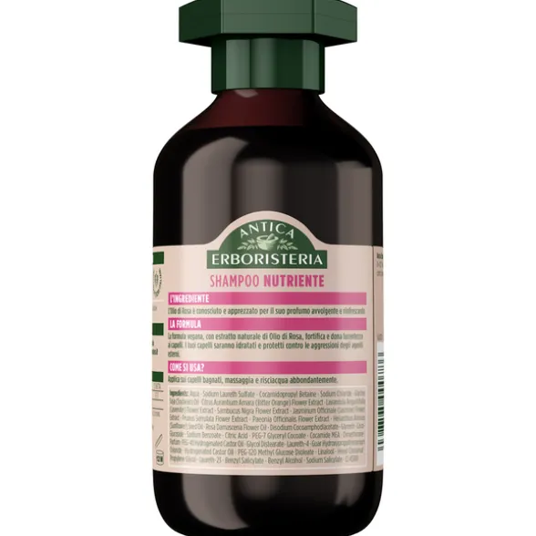 ANTICA ERBORISTERIA SHAMPOO NUTRIENTE PROFUMO DI ROSA CAPELLI SECCHI 250 ML