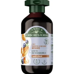 ANTICA ERBORISTERIA SHAMPOO 2in1 SHAMPOO & BALSAMO NUTRIENTE LATTE DI MANORLA CAPELLI SFIBRATI 225 ML