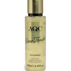 AQC FRAGRANCES BODY MIST GLOW TOUCH WHIT SHIMMER GOLD 250 ML