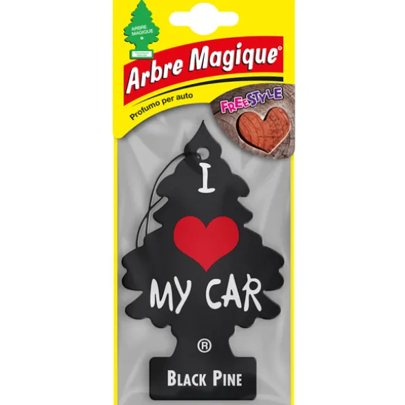 ARBRE MAGIQUE CLASSIC MONO BLACK PINE PROFUMO PER AUTO