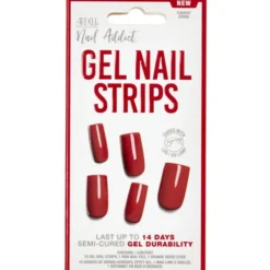 ARDELL GEL NAIL 16 STRIPS ADESIVE CHERRY BOMB